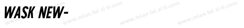 WASK NEW字体转换